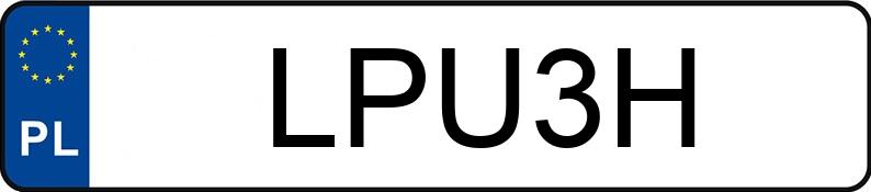 Numer rejestracyjny LPU 3H posiada FSO-WARSZAWA 125P 1.5 - LPU3H