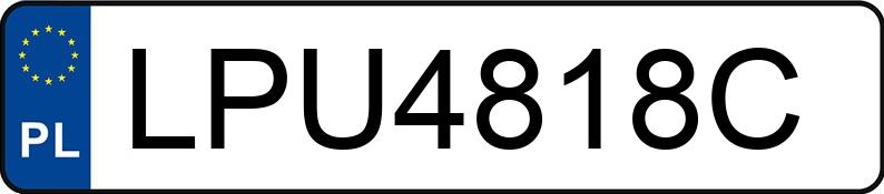Numer rejestracyjny LPU 4818C posiada VOLVO S60 - LPU4818C Numer rejestracyjny LPU 4818C posiada VOLVO S60 - LPU4818C