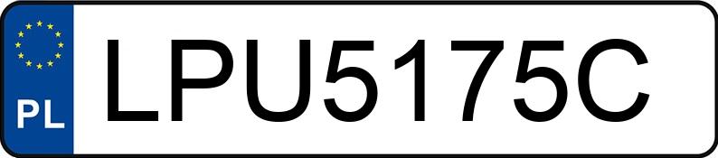 Numer rejestracyjny LPU 5175C posiada BMW 330XD - LPU5175C