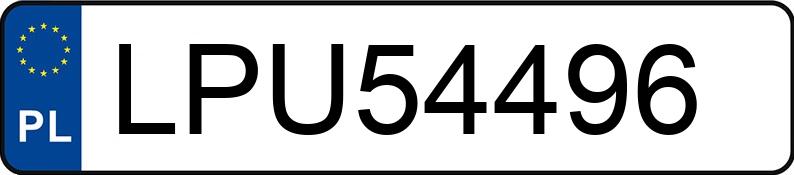 Numer rejestracyjny LPU 54496 posiada FORD (USA) Probe II GT - LPU54496
