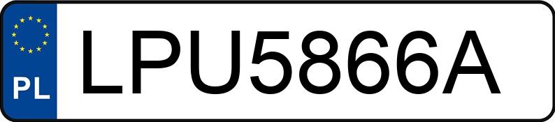 Numer rejestracyjny LPU 5866A posiada VOLVO S60 2.4 MR`05 E4 Summum - LPU5866A