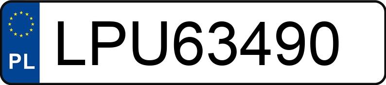 Numer rejestracyjny LPU63490 posiada BMW 528i Kat. MR`95 E39 528i Kat. MR`95 E39