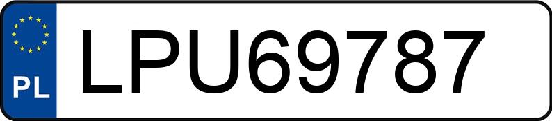 Numer rejestracyjny LPU 69787 posiada TOYOTA YARIS - LPU69787