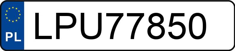 Numer rejestracyjny LPU 77850 posiada HYUNDAI TUCSON - LPU77850