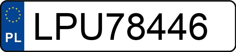 Numer rejestracyjny LPU 78446 posiada AUDI A3 2.0 TDi DPF MR`12 E5 8V - LPU78446