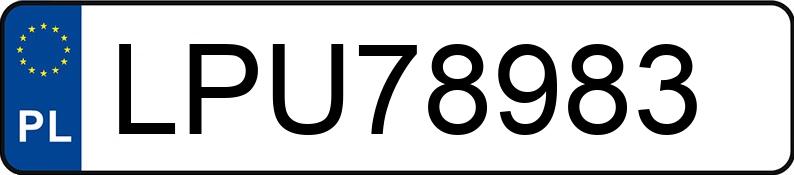 Numer rejestracyjny LPU 78983 posiada BMW 520 - LPU78983