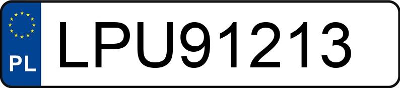 Numer rejestracyjny LPU 91213 posiada BMW 530I - LPU91213