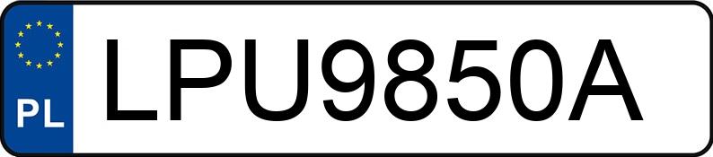 Numer rejestracyjny LPU 9850A posiada MERCEDES-BENZ AMG GLE 53 4MATIC+ COUPE - LPU9850A