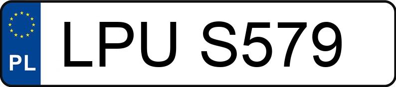 Numer rejestracyjny LPU S579 posiada MITSUBISHI Pajero 2.6 Kat. 4WD - LPUS579