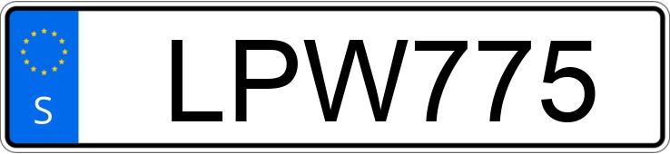 Numer rejestracyjny LPW775 posiada Audi A7 Sportback
