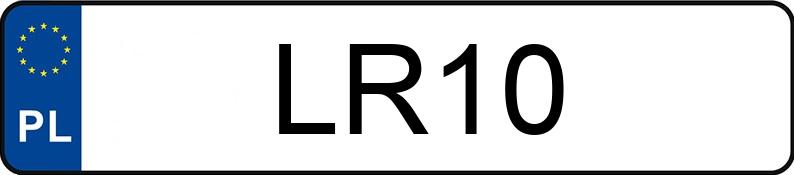 Numer rejestracyjny LR 10 posiada FORD BRONCO - LR10