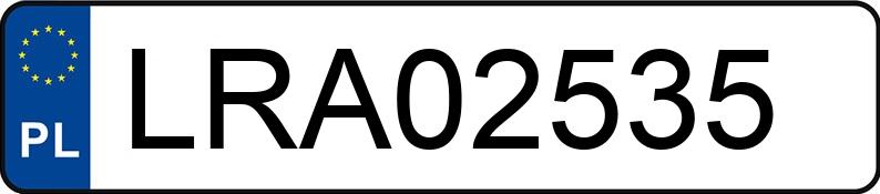 Numer rejestracyjny LRA 02535 posiada SKODA FABIA - LRA02535