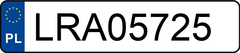 Numer rejestracyjny LRA 05725 posiada RENAULT Scenic RX4 1.9 DCI MR`00 E3 Scenic RX4 1.9 DCI MR`00 E3 - LRA05725