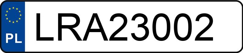 Numer rejestracyjny LRA 23002 posiada PEUGEOT 307 2.0 HDI - LRA23002