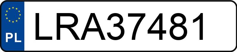 Numer rejestracyjny LRA 37481 posiada VOLKSWAGEN Passat B6 Highline DPF - LRA37481