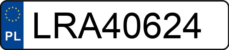 Numer rejestracyjny LRA 40624 posiada AUDI A4 1.8 Kat. B5 A4 1.8 Kat. B5 - LRA40624