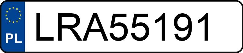 Numer rejestracyjny LRA 55191 posiada BMW 316 I - LRA55191