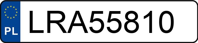 Numer rejestracyjny LRA 55810 posiada HONDA JAZZ - LRA55810