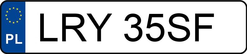 Numer rejestracyjny LRY 35SF posiada PEUGEOT 309 1.9 Diesel Kat. Graffic - LRY35SF