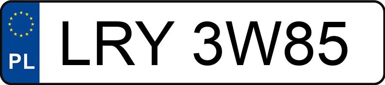 Numer rejestracyjny LRY 3W85 posiada BMW 520 Diesel Kat. MR`01 E39 520 Diesel Kat. MR`01 E39 - LRY3W85