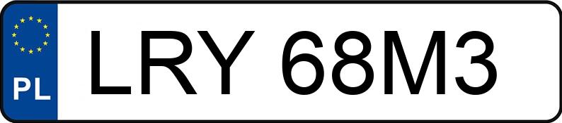 Numer rejestracyjny LRY 68M3 posiada NIEWIADÓW 1200 - LRY68M3 Numer rejestracyjny LRY 68M3 posiada NIEWIADÓW 1200 - LRY68M3