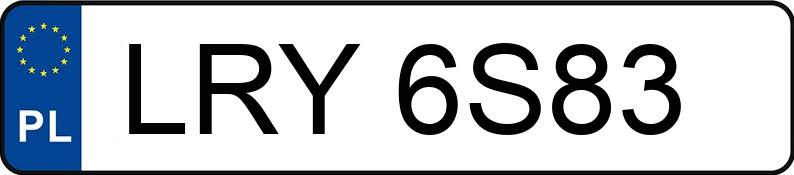Numer rejestracyjny LRY 6S83 posiada SKODA OCTAVIA - LRY6S83 Numer rejestracyjny LRY 6S83 posiada SKODA OCTAVIA - LRY6S83