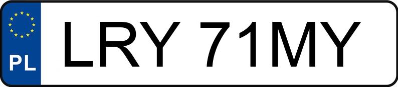 Le numéro d’enregistrement LRY 71MY a MERCEDES-BENZ A 170 CDI MR`01 E3 168 Classic - LRY71MY