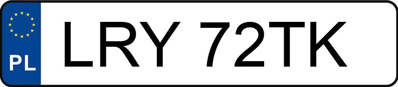 Numer rejestracyjny LRY 72TK posiada OPEL Zafira 1.6 MR`99 E3 Base - LRY72TK Numer rejestracyjny LRY 72TK posiada OPEL Zafira 1.6 MR`99 E3 Base - LRY72TK