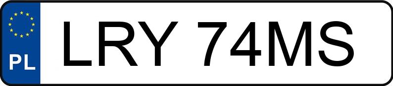 Numer rejestracyjny LRY 74MS posiada BMW 530 - LRY74MS