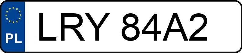 Numer rejestracyjny LRY 84A2 posiada RENAULT CERES 95 - LRY84A2