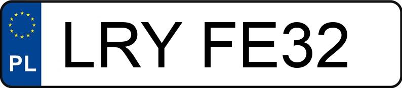 Numer rejestracyjny LRY FE32 posiada BMW 320 Diesel MR`04 E3 E90 320 Diesel MR`04 E3 E90 - LRYFE32