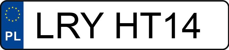 Numer rejestracyjny LRY HT14 posiada AUDI A4 Avant 1.9 TDi Kat. MR`00 E3 8E A4 Avant 1.9 TDi Kat. MR`00 E3 8E - LRYHT14