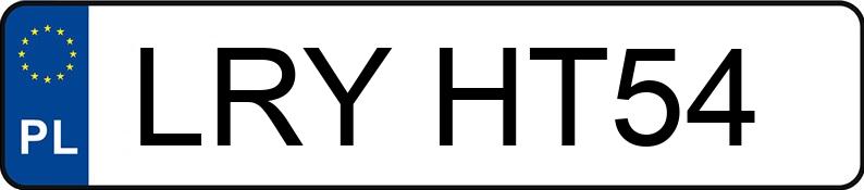 Numer rejestracyjny LRY HT54 posiada TOYOTA Corolla Hatchback MR`02 E3 Terra - LRYHT54