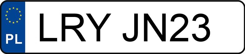 Numer rejestracyjny LRY JN23 posiada MERCEDES-BENZ GL 63 AMG MR`12 E5 X166 GL 63 AMG MR`12 E5 X166 - LRYJN23