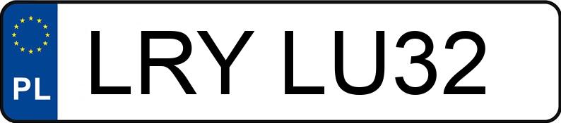 Numer rejestracyjny LRY LU32 posiada OPEL Astra III 1.8 MR`04 E4 Enjoy Aut. - LRYLU32