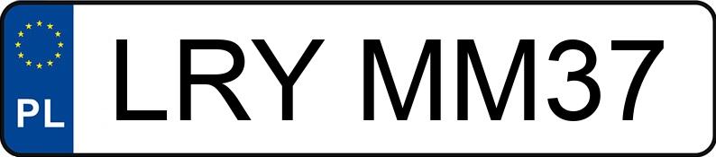 Numer rejestracyjny LRY MM37 posiada PEUGEOT 307 1.4 MR`01 E3 XR - LRYMM37