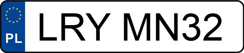 Numer rejestracyjny LRY MN32 posiada VOLKSWAGEN PASSAT - LRYMN32