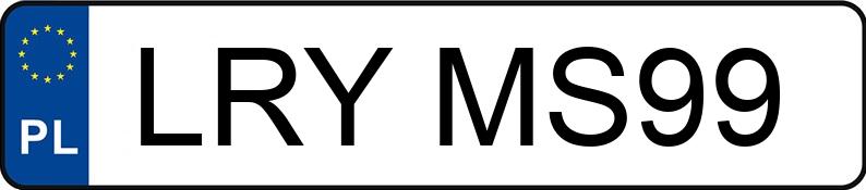 Numer rejestracyjny LRY MS99 posiada AUDI A4 2.0 AVANT - LRYMS99