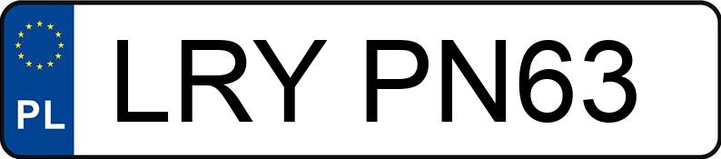 Numer rejestracyjny LRY PN63 posiada PEUGEOT 308 - LRYPN63