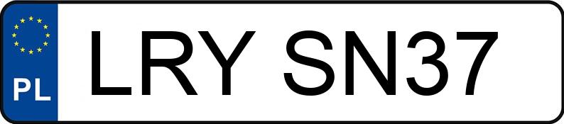 Numer rejestracyjny LRY SN37 posiada BMW 318 - LRYSN37