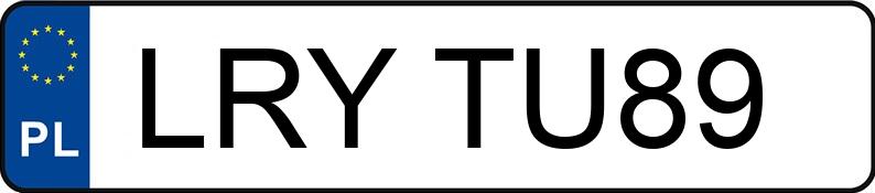 Numer rejestracyjny LRY TU89 posiada PEUGEOT 207 - LRYTU89 Numer rejestracyjny LRY TU89 posiada PEUGEOT 207 - LRYTU89