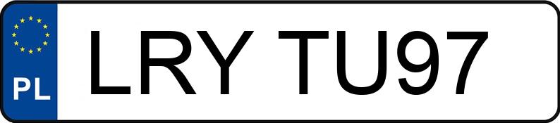 Numer rejestracyjny LRY TU97 posiada PEUGEOT 308 - LRYTU97 Numer rejestracyjny LRY TU97 posiada PEUGEOT 308 - LRYTU97