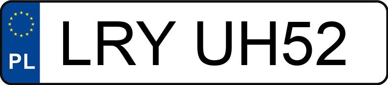 Numer rejestracyjny LRY UH52 posiada BMW 330I - LRYUH52 Numer rejestracyjny LRY UH52 posiada BMW 330I - LRYUH52