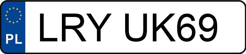 Numer rejestracyjny LRY UK69 posiada AUDI A4 - LRYUK69