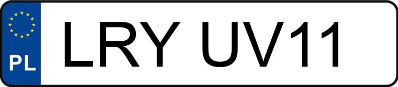 Numer rejestracyjny LRY UV11 posiada MERCEDES-BENZ 212 - LRYUV11