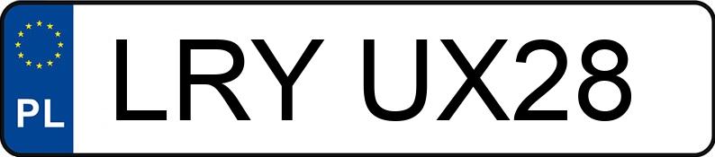 Numer rejestracyjny LRY UX28 posiada BMW 116i MR`04 E3 E87 116i MR`04 E3 E87 - LRYUX28