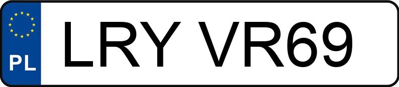Numer rejestracyjny LRY VR69 posiada AUDI A6 - LRYVR69 Numer rejestracyjny LRY VR69 posiada AUDI A6 - LRYVR69