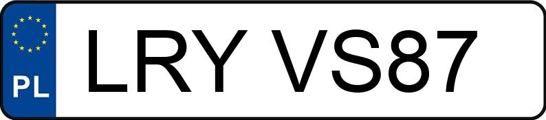 Numer rejestracyjny LRY VS87 posiada PEUGEOT 308 - LRYVS87