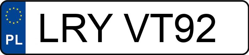 Numer rejestracyjny LRY VT92 posiada OPEL GRANDLAND X - LRYVT92