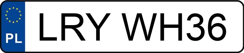 Numer rejestracyjny LRY WH36 posiada MAZDA 3 - 2.0 MR`12 E5 Sport - LRYWH36